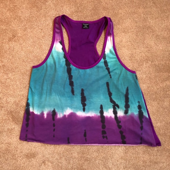 Multi Colored Racerback Tank - Picture 2 of 3